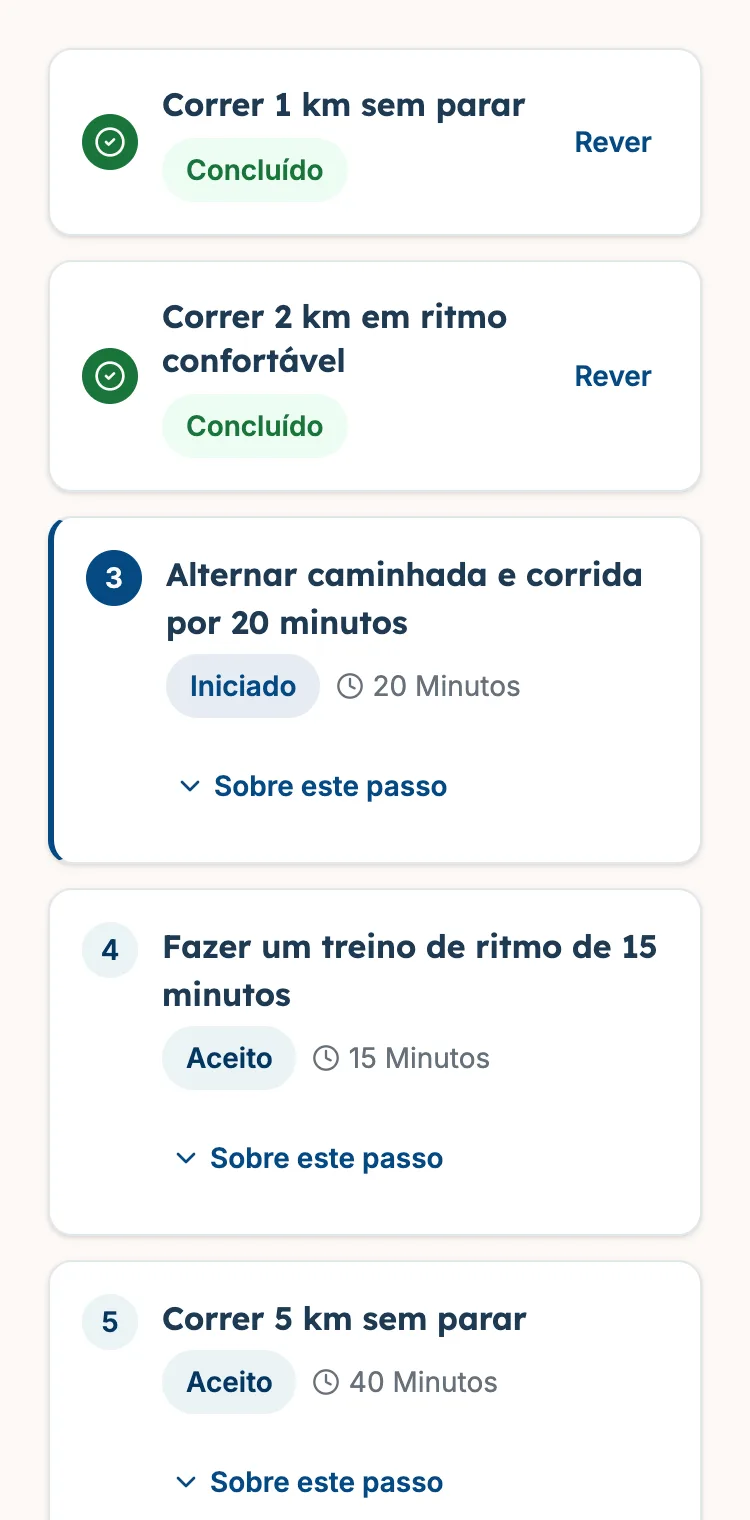 Receba a trilha